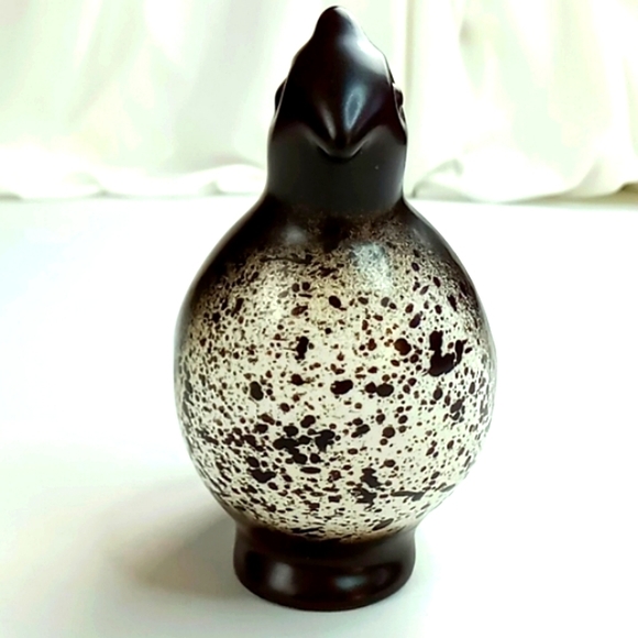 Vintage Mid Century Modern Howard Pierce Porcelain Brown Speckled Quail Figurine - Picture 2 of 11